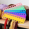 5 PCS Floss Bobbin, Plastic Sewing Thread Winding Plate Board Card for Cross Stitch Embroidery Thread Bobbins Organizer Craft - color: MIX1