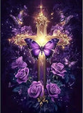 Religious Stamped Cross Stitch Kits - Cross Stitch Kits for Beginners，Adults Needlepoint Cross-Stitch Patterns Dimensions Needlecrafts Embroidery Kits Arts and Crafts 11.8x15.7 Inches - color: D069