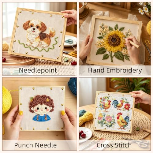 12"/14"/16" Stretcher Bars for Needlework 12 Pcs Needlepoint Stretcher Bars