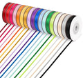 393 Yards Satin Ribbon Set, Rainbow Double Faced Ribbon for Gift Wrapping - size: 1/8 inch