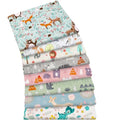 Aubliss 8pcs Fat Quarter Fabric Bundles 100% Cotton 20'' x 20'' - color: Forest