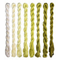 Natural 100% Silk Thread, Handmade Embroidery Thread Silk Floss 8 Colors 110m Each (99) - color: 99