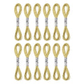 PATIKIL 12 Skeins Embroidery Floss, Metallic Embroidery Thread Nylon Threads Bracelets String for Cross-Stitch Hand Embroidery, Light Gold - color: Light Gold