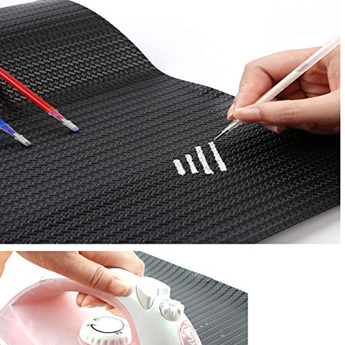 Heat Erasable Fabric Marking Pens with 28 Refills for Tailors Sewing, and Quilting Dressmaking, 4 Colors Heat Erase Pens for Fabrics.