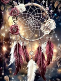 DYAIANGMU Dreamcatcher Stamped Cross Stitch Kit for Adults 15.7x11.8 inches - color: Y123