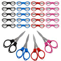 20Pcs Folding Scissors, Mini Stainless Steel Portable Craft Shears