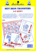 Aunt Martha's ABC Children's Quilt Iron On Transfer Pattern Collection