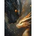 niurenmaoyi Stamped Cross Stitch Kits for Beginners,Counted Embroidery Craft Kits for Adults,Needlepoint Kits for Adults,Dragon Wall Art 11.8X15.8In - color: Cross Stitch Kits1215-05