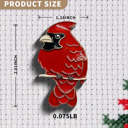Needle Minder Magnet, Magnetic Needle Minder, Needle Minders Magnetic Cross Stitch Accessories, Magnetic Needle Holder (Bird) - size: Cardinal