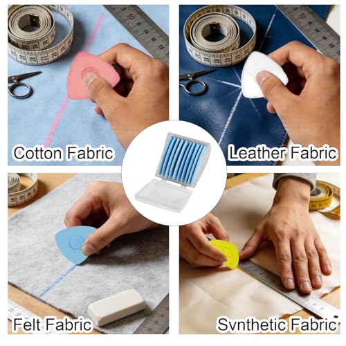 Professional Tailors Chalk Sewing Tailor's Fabric Marker Chalk for Quilting,Sewing Supplies Accessories - color: Blue