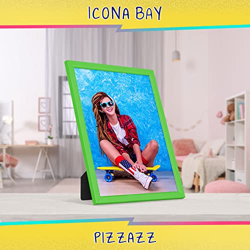 Icona Bay 8x10 Green Picture Frame - Solid Wood, Pizzazz Collection - color: Green, size: 8x10