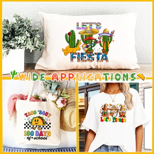 Cinco de Mayo Iron on Transfers Heat Transfer Viny 28pcs - color: Green