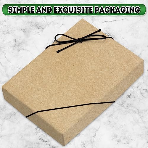 Berlune 120 Pcs Elastic Bows Pre Tied Stretch Loops Wrap, Black - color: Black