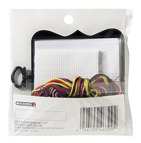 Bucilla 46309E My First Stitch Cross Stitch Kit, 3", Cat - size: 3"