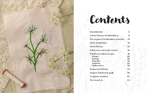 A Love of Cloth and Thread: Among the Wildflowers: Over 25 original embroidery designs with iron-on transfers