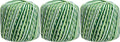 ThreadArt 100% Cotton Crochet Thread Size 10, Variegated Garden Greens - color: VARIEGATED GARDEN GREENS, size: SIZE 10 - 3 PACK