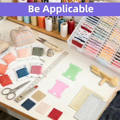 2 Pack Embroidery Floss Organizer Box for DIY Sewing, Craft Storage