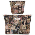 Bear Makeup Bag Small Cute Cosmetic Bags for Women Travel Toiletry Bag - color: Bear Brown