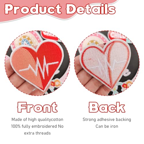 8Pcs Nurse Patches, Girls Embroidered Patch, Jacket Patches Iron on - color: AZXK-03
