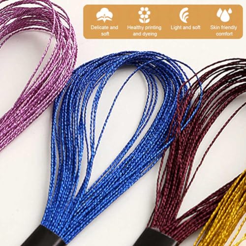 12 Skeins Me-tallic Embroidery Thread,8m Me-tallic Embroidery Floss
