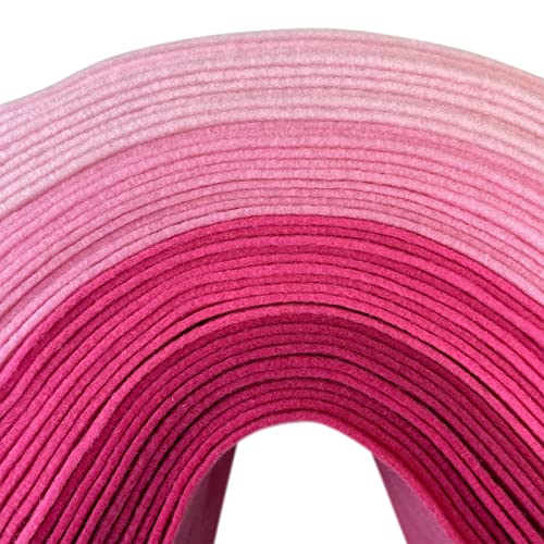 Jtnohx Soft Felt Sheets Felt Fabric for Crafts 4 Colors 40Pcs Pink Series - color: Pink Series