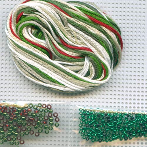 Mill Hill Holiday Polar Bear Beaded Counted Cross Stitch Ornament Kit 2010 Winter Holiday MH18-0306