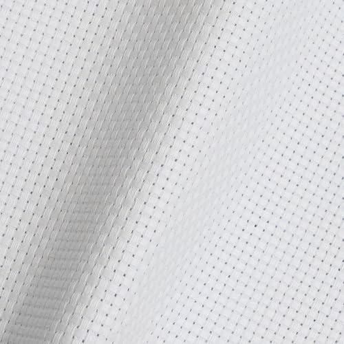 Aida Cloth 9 Count Cross Stitch Fabric,20×60inch (9CT,White) - color: White, size: 9CT