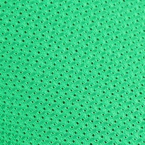 KCS 3 pc of 12" x 18" (30cmx45cm) 14CT Counted Cotton Aida Cloth Cross Stitch Fabric (Green+Sea Green+Jeans Blue) - color: Green+sea Green+jeans Blue