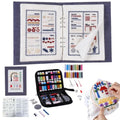 Udihch 86 PCS Embroidery Stitch Book Kit, Beginner Kit with 6 Inch Hoops