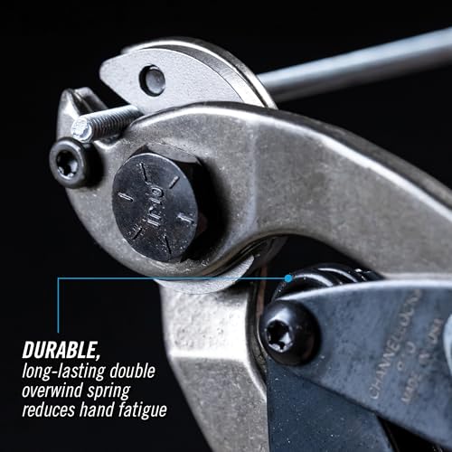Channellock Wire Cutter 910 - Compound Joint Cable Cutting Tool - 9 In