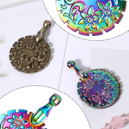 Xthrotsenk 2PCS Yarn Cutter Pendants Gold Thread Cutter Pendant Thread Floss Cutting Tools for DIY Sewing Tools Knitting Sewing Craft