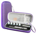 Purple Insulin Peptide Pen Travel Case with Rhombic Texture