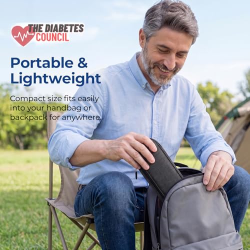 AUVON Lightweight Insulin Cooler Travel Case, 3-Layer Thickened Insulation - color: Black