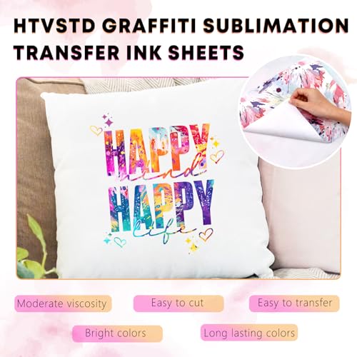 Paint Splatter Sublimation Transfer Ink Paper 12 Sheets 12 * 10in - color: Christian-21