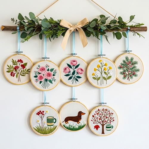 XEmbro Embroidery Hoops, 4 Inch, 9 Pieces - style: 4 Inch