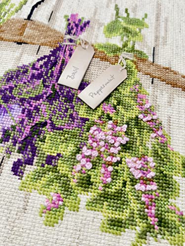 RIOLIS 1717 Herbs Counted Cross Stitch Kit 11.81 x 9.45 in - style: Herbs 1717