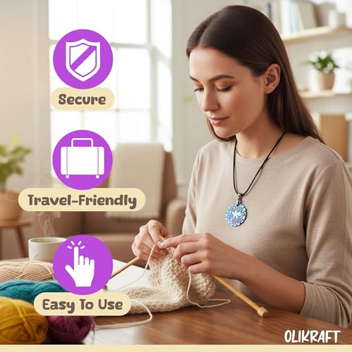 Olikraft 4-Pack Yarn Cutter Pendants (Rainbow) - color: Rainbow