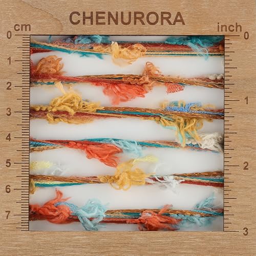 Artisanal Yarn Collection Multifiber Fancy Yarn for Knitting Crocheting Crafts DIY, Set of 3 Rolls (Oriental Aesthetic) - color: Oriental Aesthetic