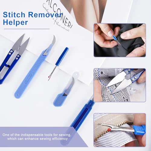 Poexuzi 5 PCS Sewing Kits Removing Threads Tools for Sewing Crafting Thread