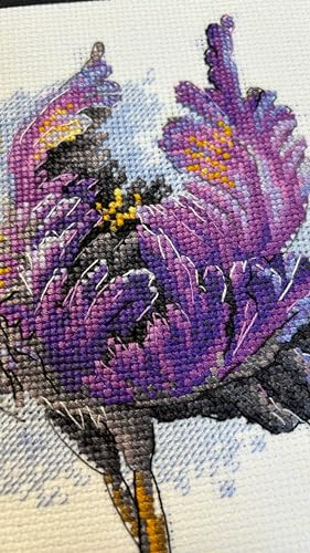 RIOLIS 2212 Crowned Crane Counted Cross Stitch Kit 7 x 9.5 in - style: Crowned Crane 2212