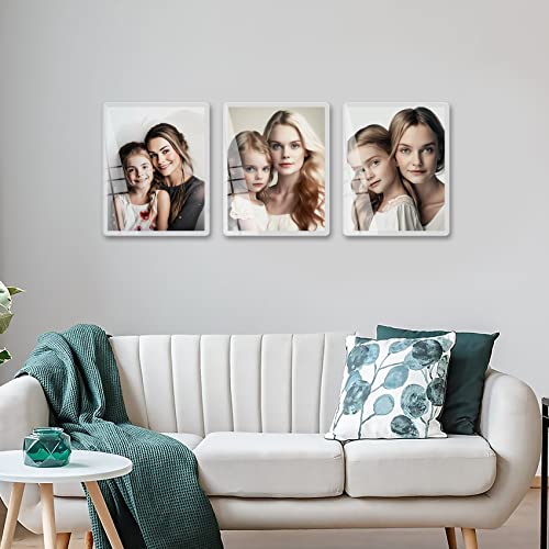 Bluesun 4×8 Picture Frame White, Vertical & Horizontal Wall & Tabletop - color: white, size: 4x8 （1 Pcs）