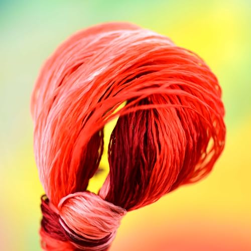 Natural 100% Mulberry Handmade Embroidery Silk Thread Silk Floss (42) - color: 42