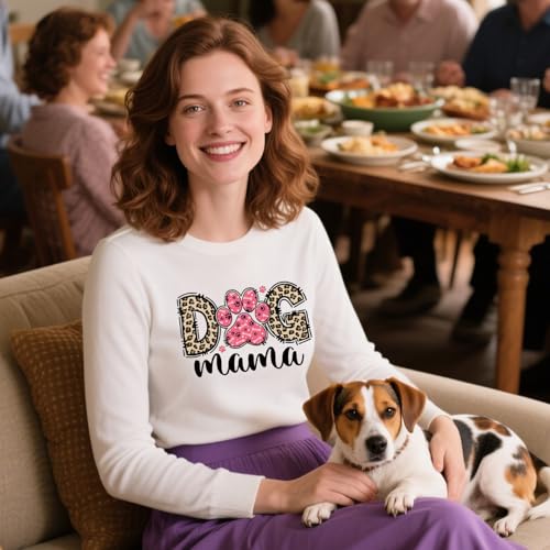 Dtf Transfers Ready to Press - 20Pcs Dog Mom Iron on Transfers for Tshirts, Dog Owners Iron on Decal Patches, Pet Animal Lovers Heat Sublimation Stickers for DIY Clothes Hat Bags Pillows Gifts - color: Dog Mom185