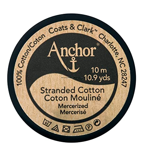 Anchor Cotton Embroidery Floss for Cross Stitching, Snow White, 3 Pack - color: Snow White, size: 10.9y/10m