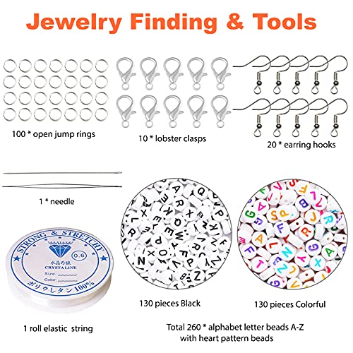 48000-Piece 2mm Seed Beads & Alphabet Beads Kit – 12/0 Ultra-Fine Jewelry Making Supplies, Including Elastic String, Earring Hooks & Clasps – All-in-One DIY Craft Set for Bracelets & Necklaces - size: 2mm