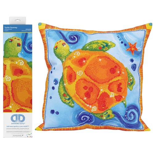 DIAMOND DOTZ Turtle Journey Diamond Painting Kit for Adults with Gems - color: Turtle Journey