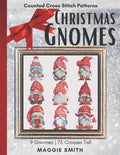 Christmas Gnomes Counted Cross Stitch Patterns: Easy, Fast, and Small Holiday Needlepoint Designs | Great Ornament Minis For Beginners