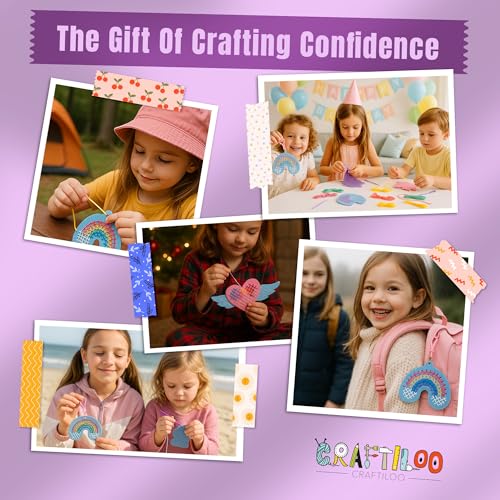 Unicorn Cross Stitch Kit for Kids Ages 6-12 - 4 Felt Beginner Projects - style: Unicorn (4 Projects)