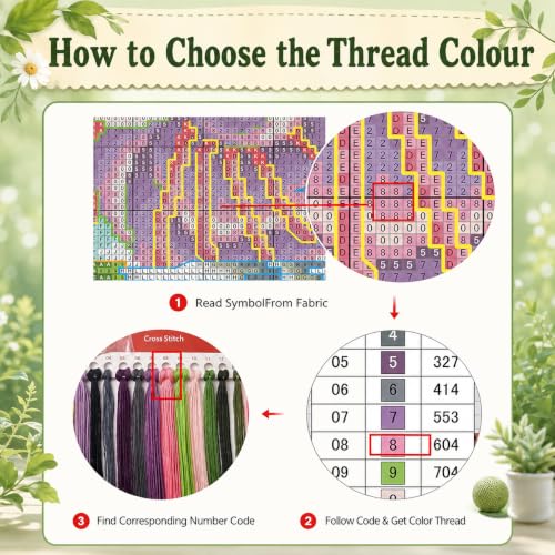 VIGEGU 5 Pack Coffee Book Cross Stitch Bookmark Kits for Adult Beginners - color: COFFE BOOK