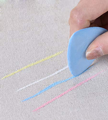 Professional Tailors Chalk Triangle Tailor's Fabric Marker Chalk - Sewing Notions & Accessories 20 Pack - color: Blue